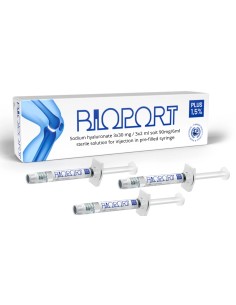 BIOPORT PLUS 1,5% 90mg d'acide hyaluronique, triple injection